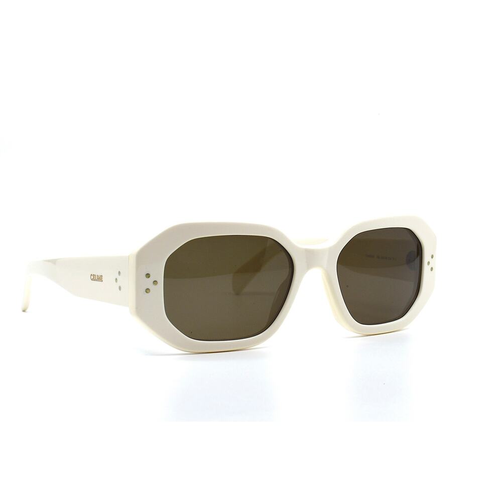 NEW CELINE CL40255I IVORY BROWN WOMEN'S SUNGLASSES AUTHENTIC - Picture 5 of 10